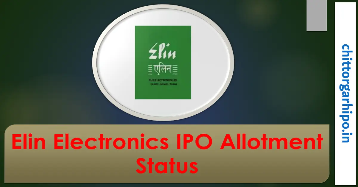 elin electronics ipo allotment status,elin electronics, ipo allotment status,
