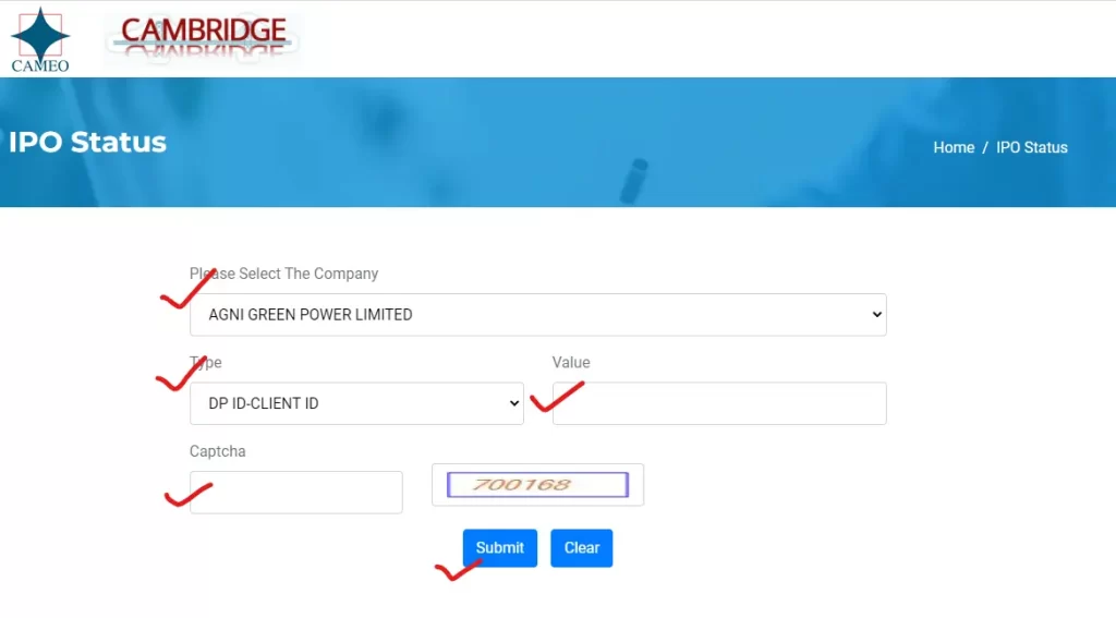How to Check Cameo IPO Allotment Status 1 cameo ipo allotment status