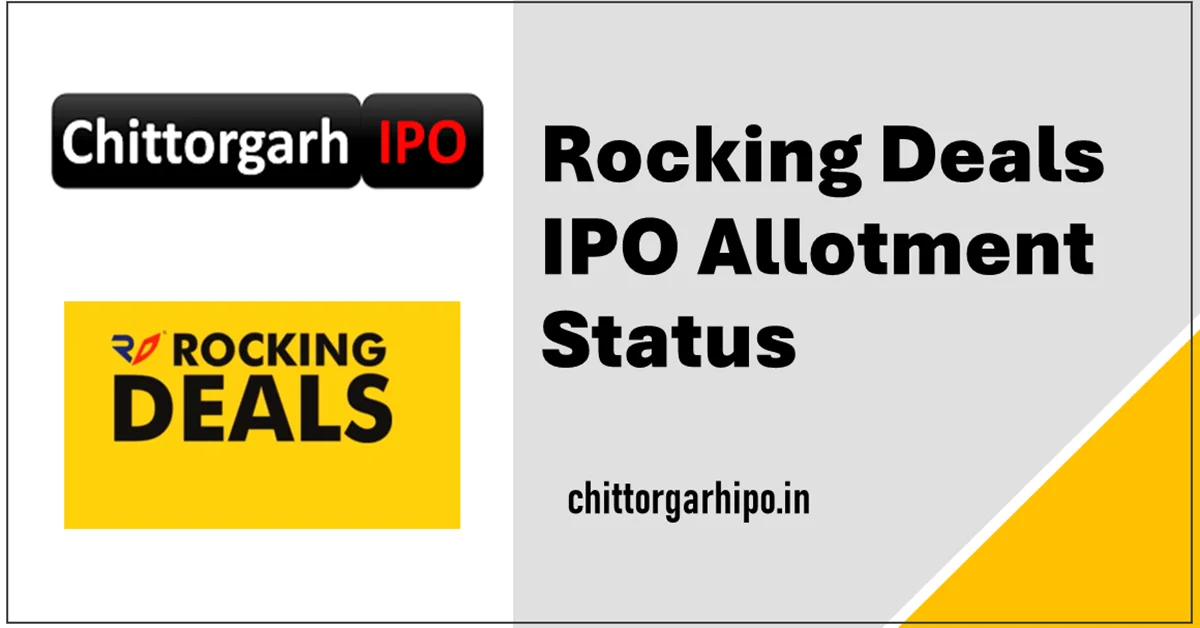 rocking deals ipo allotment status