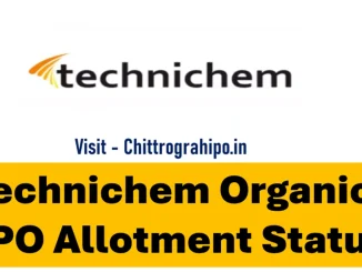 technichem organics ipo allotment status
