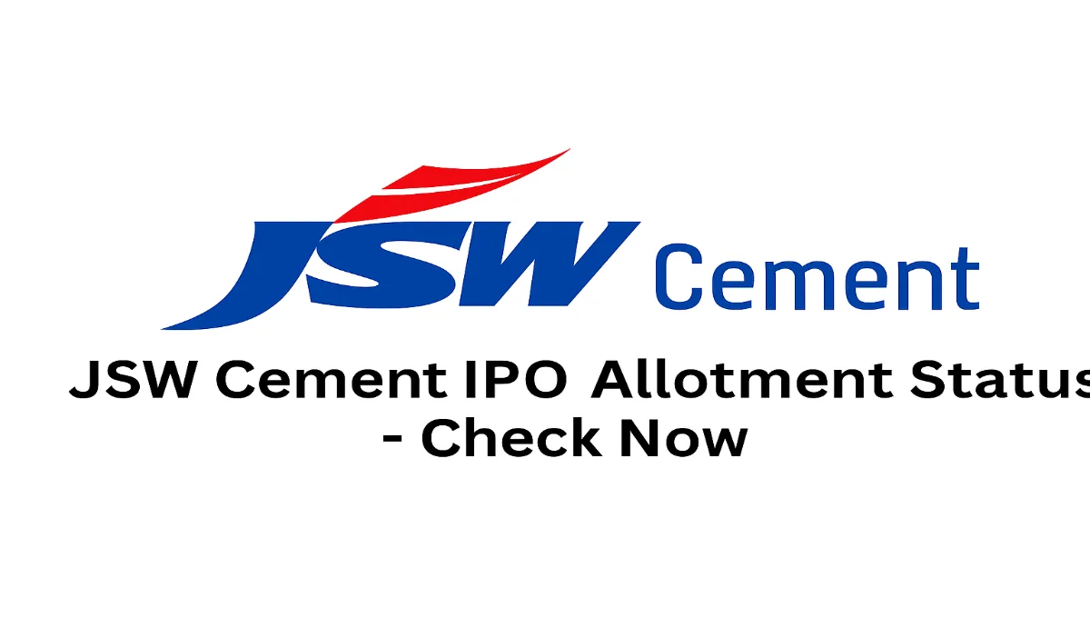 JSW Cement IPO Allotment Status
